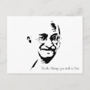 Recherche de mahatma gandhi cartes postales Changement