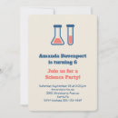 Recherche de science invitations Tube d'essai