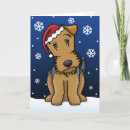 Search for airedale terrier christmas cards Terriers