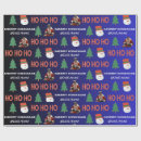 Search for gay christmas wrapping paper Santa