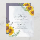 Search for rustic purple sunflower wedding invitations Budget