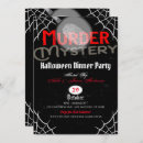 Search for murder mystery halloween invitations Vintage
