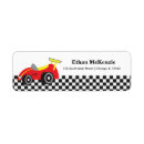 Search for auto racing return address labels Racer