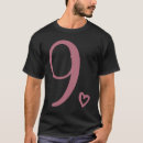 Search for number 9 tshirts Years