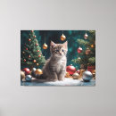 Recherche de noël de chat art Xmas