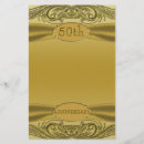 Search for anniversary stationery paper Golden