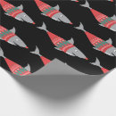 Search for christmas shark wrapping paper Great white
