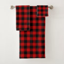 Recherche de plaid bath towels Rouge