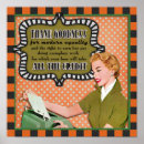 Recherche de secrétaire posters Rétro