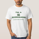 Search for millionaire mens tshirts currency