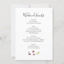 Search for timeline of events invitations Itinerary