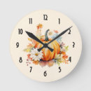 Recherche de citrouilles horloges Citrouille orange