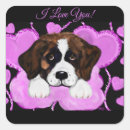 Search for st valentines day stickers Saint bernard