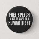 Search for first amendment buttons Freedom of speech