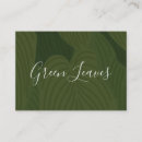 Recherche de nature verte cartes visite Maquillage moderne