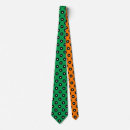 Search for shamrock pattern ties St patrick's day