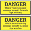 Recherche de de danger signes Signalisation d'avertissement