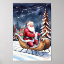 Search for santa sleigh art Snow