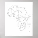 Recherche de africaine posters Noir et blanc