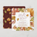 Search for maple square invitations Fall in love