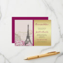 Search for tower 4x6 invitations Eiffel