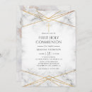 Search for elegant gold first communion invitations Chic