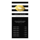 Search for classy rack cards Makeup artist