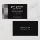 Search for checkered flag business cards Automotive