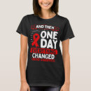 Search for stroke warrior tshirts Red