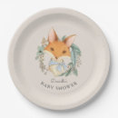 Search for fox plates Boy baby shower