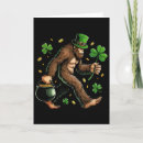Search for sasquatch st patricks day cards Green
