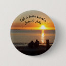 Search for beach lovers buttons Sunset