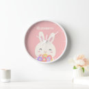 Recherche de lapin mignon horloges Rose
