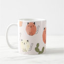 Search for kitten pattern mugs Illustration
