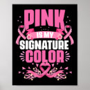 Recherche de ruban rose de cancer posters Lutteur contre le cancer