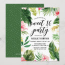 Recherche de hibiscus birthday invitations Été