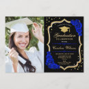 Search for blue and gold graduation invitations Tassel