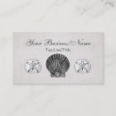 Search for scallop business cards Seashell