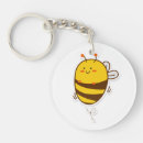 Search for cute bee keychains Save the bees