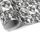 Search for women wrapping paper Black and white
