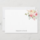 Search for bloom horizontal note cards Watercolor floral