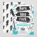 Search for rock and roll birthday invitations Born two rock