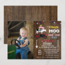 Search for tractor party invitations Wood