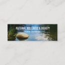 Recherche de beauté santé cartes visite Zen