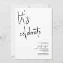 Search for lets celebrate invitations Modern