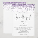 Search for silver glitter wedding invitations Sparkle