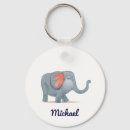 Search for elephant lovers keychains Cute