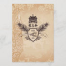 Recherche de parchemin mariage invitations Monogramme