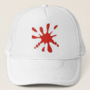 Search for splattering hats Red