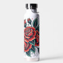 Search for tattoo water bottles Red